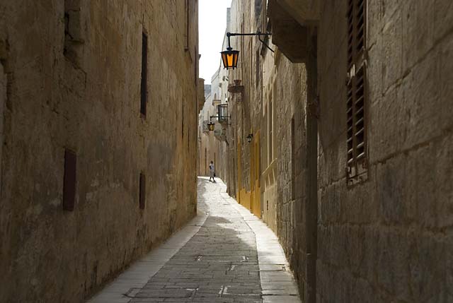 Mdina, Gasse